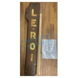 Le Roi Metal Sign Section