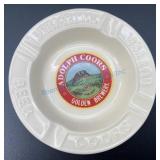 Prohibition-Era Coors Pottery Ashtray