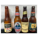 4 California Brewery Beer Bottles