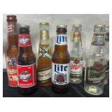 7 Miller Beer Pony Bottles