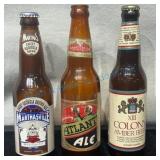 Three Georgia Brewery Beer Bottles