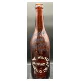 Embossed Walter Brewing Co. Bottle