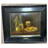 Early Pabst Blue Ribbon Framed Advertising