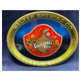 Walter Brewing Co Advertising Tray