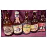 Five IRTP Steinie Beer Bottles Collection