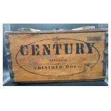 Century Beverage 1917 Wooden Beer Bottle Crate
