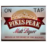Pikes Peak Malt Liquor Lighted Sign 15x20