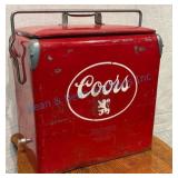Nice and Clean Vintage Coors Metal Cooler