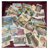 Approximately ï¿½200 old Postcards