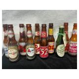 10 Vintage Pony Beer Bottles