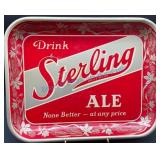 Sterling Ale Advertising Tray