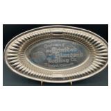 Silver-Plated Trinidad Bottling Co. Platter