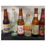 6 Early Louisiana IRTP Label Beer Bottles