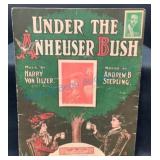Rare Anheuser-Busch Sheet Music, 1900s