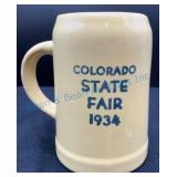 1934 Colorado State Fair Coors Mug