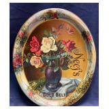 Early Neef's Gold Belt Advertising Tray