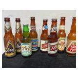 8 Wisconsin Brewery Glass Bottles