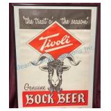 Tivoli Bock Beer Advertising Poster