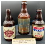 Early Tivoli Steinie Bottles Trio