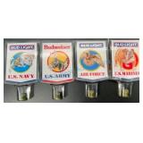 Military Branch Budweiser Tap Handles