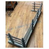 Copper Fireplace Surround With Steel Base
