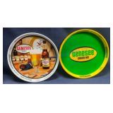 Genesee Beer and Cream Ale Tin Trays