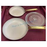Two GreenPan Skillets and Microwave Platforms