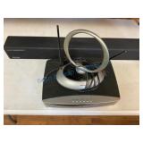 Bose System, Soundbar, and RadioShack Antenna