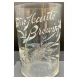 Terre Haute Brewing Co. Etched Beer Glass