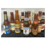 10 Vintage Pony Beer Bottles