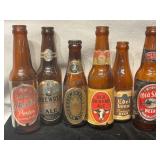 Six IRTP Label Pony Beer Bottles