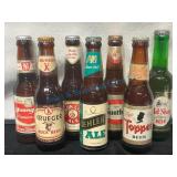 7 Vintage Pony Beer Bottles With Product