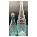 Two Early Neef Bros Embossed Bottles
