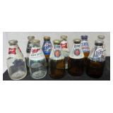 10 7 oz Miller Beer Bottles