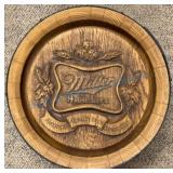 Miller High Life Plastic Wall Plaque, 18-Inch Diam