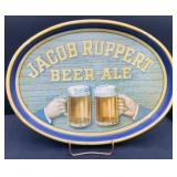 Jacob Ruppert Beer Ale Tray, 1938