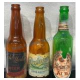 Three Rainier Brewery IRTP Beer Bottles