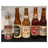 Five Indiana Brewery IRTP Beer Bottles