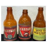 Three PH Schneider IRTP Beer Bottles