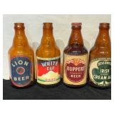 4 New York Brewery IRTP Steinie Beer Bottles