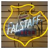 Vintage Falstaff Neon Sign, 19 x 19