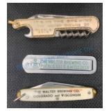 Walter Brewing Co. Knife and Opener Trio