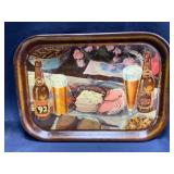 Early Advertising Beer Tray
