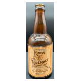 King's Puremalt Glass Bottle, Boston, MA