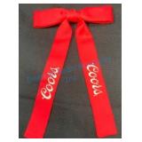 Red Coors Bow Tie with Logo Design