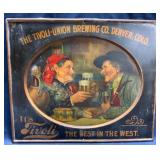 Tivoli Beer Self-Framed Tin Sign
