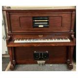 Working Howard Manualo Mahogany Player Piano