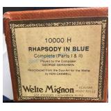 Rhapsody in Blue Piano Roll by Gershwin