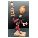 Blatz Waiter Bar Display With Pony Bottle