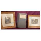 Framed Woodcuts And Cathedral Cities Book